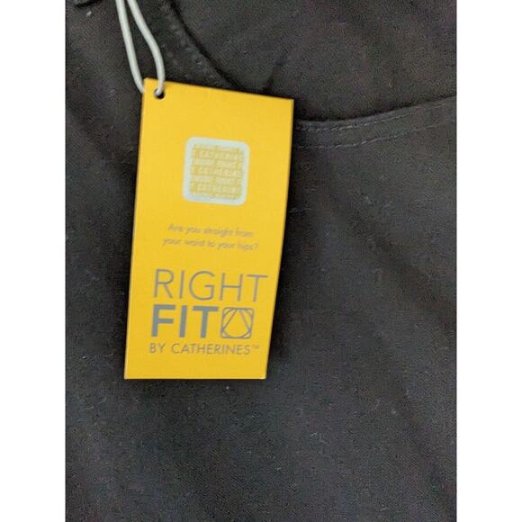 Liz & Me Right Fit Signature by Catherines Jeans Black Womens Size 9 Average New - Picture 3 of 9